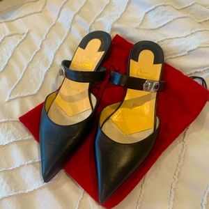 Christian Louboutin Choc Lock flat Napa